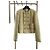 Céline Yellow Tweed Jacket with Gold Buttons