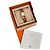 Orologio Hermès H Placcato Oro Pelle Epsom Marrone