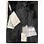 Cappotto Max Mara in shearling nero taglia 40 - vista 3