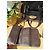Lancel Adjani Set Borsa e Portafoglio in Pelle Effetto Coccodrillo Marrone - vista 5