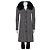 Christian Dior Black & White Wool  Coat Sz. S Pre-owned