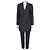 16 Céline Celine Gray Wool Suit: Dbl-Breasted Jacket & Tapered Pants Sz/36 Pre-owned
