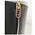 Fendi black leather ankle boots with gold heel. - view 13