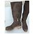 Botas altas de piel marrón Prada - vista 12