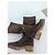 Botas altas de piel marrón Prada - vista 13