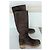 Botas altas de piel marrón Prada - vista 2