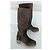 Botas altas de piel marrón Prada - vista 3