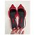 Carolina Herrera Rote Mesh-Flats mit CH-Logo - Ansicht 10