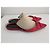 Carolina Herrera Rote Mesh-Flats mit CH-Logo - Ansicht 12