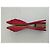 Carolina Herrera Rote Mesh-Flats mit CH-Logo - Ansicht 5