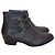 Galliano Schwarze Lederstiefeletten mit Nieten