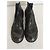 Rundholz women's black leather ankle boots - view 13