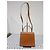 Borsa Gucci Kelly Lady Lock in pelle marrone - vista 2