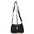 Gucci Borsa a tracolla Jackie in pelle e denim, Nera