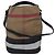 Burberry Bolsa Hobo Medium Ashby em lona Mega Check Preto/Bege