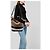 Burberry Bolsa Hobo Medium Ashby em lona Mega Check Preto/Bege - vista 11