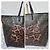 Fendi Zucca Shopper Tote Baguette Print Roll Braun/Schwarz - Ansicht 7