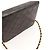 Borsa Chanel Flap Bag in pelle di agnello nera - vista 9