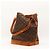 Borsa a secchiello Louis Vuitton Noe monogram canvas leather - vista 4