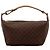 Céline Celine Monogram Canvas Hobo Bag Brown