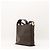 Céline Celine Bolso de hombro Monogram de cuero marrón - vista 4