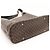 Céline Celine Bolso de hombro Monogram de cuero marrón - vista 8