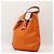 Céline Celine Sac à épaule en cuir orange - vue 2