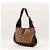 Bolsa Hobo Gucci Monogram Canvas Couro Marrom - vista 4