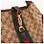 Bolsa Hobo Gucci Monogram Canvas Couro Marrom - vista 6