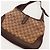Bolsa Hobo Gucci Monogram Canvas Couro Marrom - vista 9