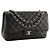 CHANEL - Borsa a tracolla Classique/Timeless Jumbo Chanel in pelle caviar nera - vista 2