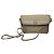 Vintage Givenchy 4G Monogram Schultertasche mit Klappe Ende der 1980er Beige
