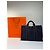 Sac cabas vintage Hermès Canvas Navy Olive Green - vue 13