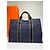 Sac cabas vintage Hermès Canvas Navy Olive Green - vue 14