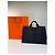 Sac cabas vintage Hermès Canvas Navy Olive Green - vue 2