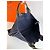 Sac cabas vintage Hermès Canvas Navy Olive Green - vue 3