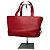 Vintage Givenchy Structured Leather Tote Red Gold