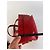 Vintage Givenchy Structured Leather Tote Red Gold - view 11