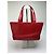 Vintage Givenchy Structured Leather Tote Red Gold - view 13