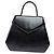 Vintage Givenchy strukturierte Lederhandtasche mit oberem Griff Schwarz Gold