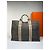 Borsa Tote Vintage Hermès Troca Canvas Fine anni 1990 Grigio Scuro Arancione - vista 8