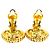Chanel CC vergoldete Clip-On Ohrringe im Sunburst-Design - Ansicht 6