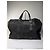 Vintage Versace Weekender Duffle Bag aus Nylon mit Lederbesatz Schwarz - Ansicht 14