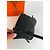 Trim Vintage Hermès Canvas Kosmetiktasche Schwarz Silber - Ansicht 11