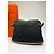 Trim Vintage Hermès Canvas Kosmetiktasche Schwarz Silber - Ansicht 6