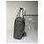Tote Sac cabas Vintage Prada Nylon Gris Noir - vue 7