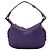 Céline Celine Sac à épaule Triomphe en cuir violet