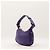 Céline Celine Sac à épaule Triomphe en cuir violet - vue 2