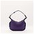 Céline Celine Sac à épaule Triomphe en cuir violet - vue 3