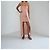 Vestido Maxi Halterneck Acanalado Jacquemus - Rosa Blush - vista 2